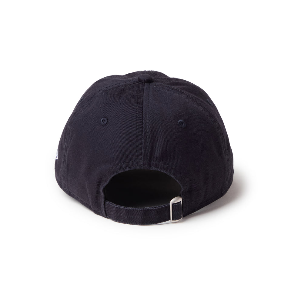 9TWENTY ウォッシュドコットン Mini Logo ニューヨーク・ヤンキース ネイビー/ホワイト | NEW ERA ニューエラ公式オンラインストア