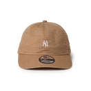 9TWENTY ウォッシュドコットン Mini Logo ニューヨーク・ヤンキース カーキ/ホワイト | NEW ERA ニューエラ公式オンラインストア