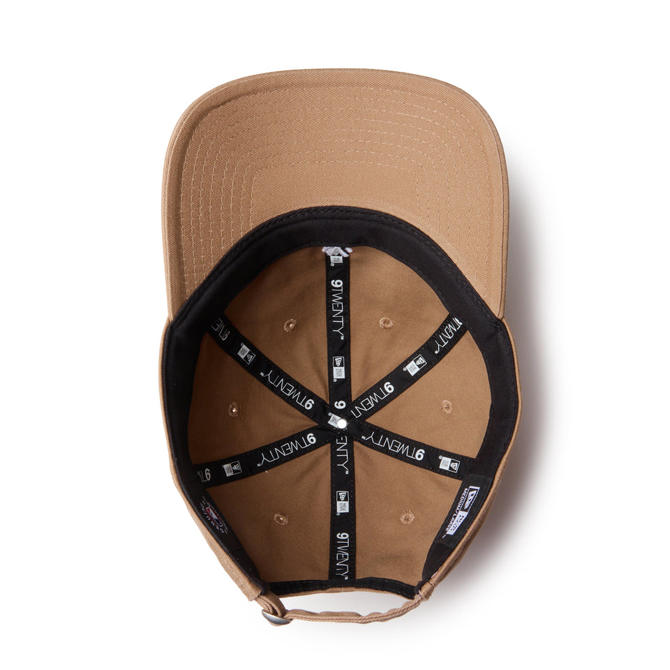 9TWENTY ウォッシュドコットン Mini Logo ニューヨーク・ヤンキース カーキ/ホワイト | NEW ERA ニューエラ公式オンラインストア