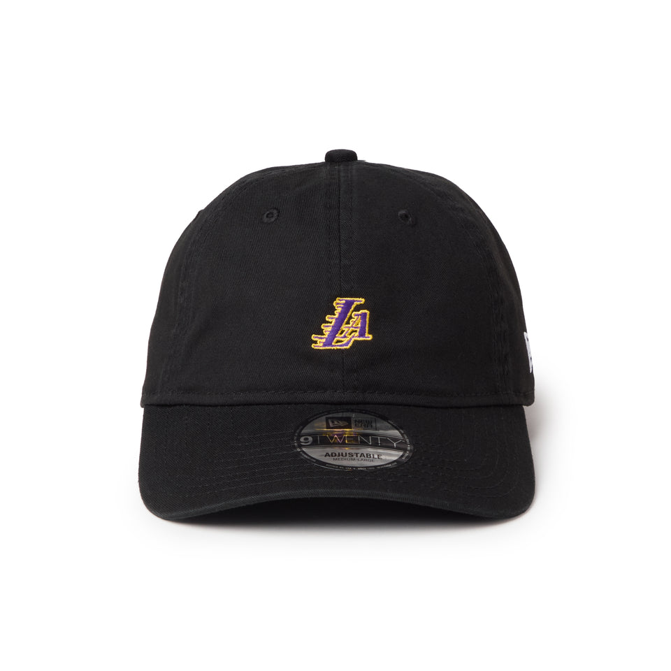 9TWENTY ウォッシュドコットン Mini Logo ロサンゼルス・レイカーズ ブラック/マルチカラー | NEW ERA ニューエラ公式オンラインストア