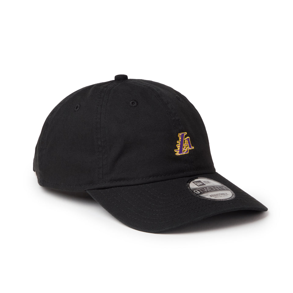 9TWENTY ウォッシュドコットン Mini Logo ロサンゼルス・レイカーズ ブラック/マルチカラー | NEW ERA ニューエラ公式オンラインストア