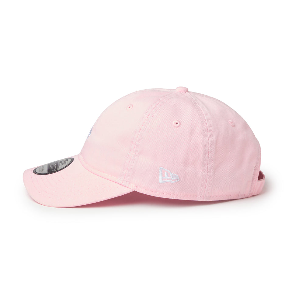 9TWENTY ウォッシュドコットン Mini Logo ロサンゼルス・ドジャース ピンク/ホワイト | NEW ERA ニューエラ公式オンラインストア