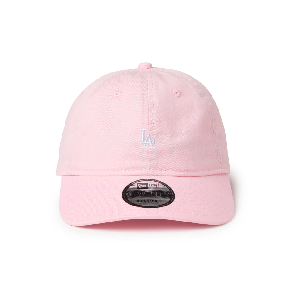 9TWENTY ウォッシュドコットン Mini Logo ロサンゼルス・ドジャース ピンク/ホワイト | NEW ERA ニューエラ公式オンラインストア
