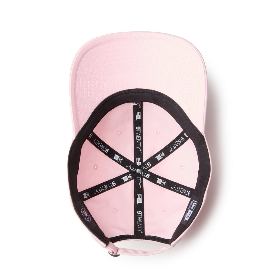 9TWENTY ウォッシュドコットン Mini Logo ロサンゼルス・ドジャース ピンク/ホワイト | NEW ERA ニューエラ公式オンラインストア