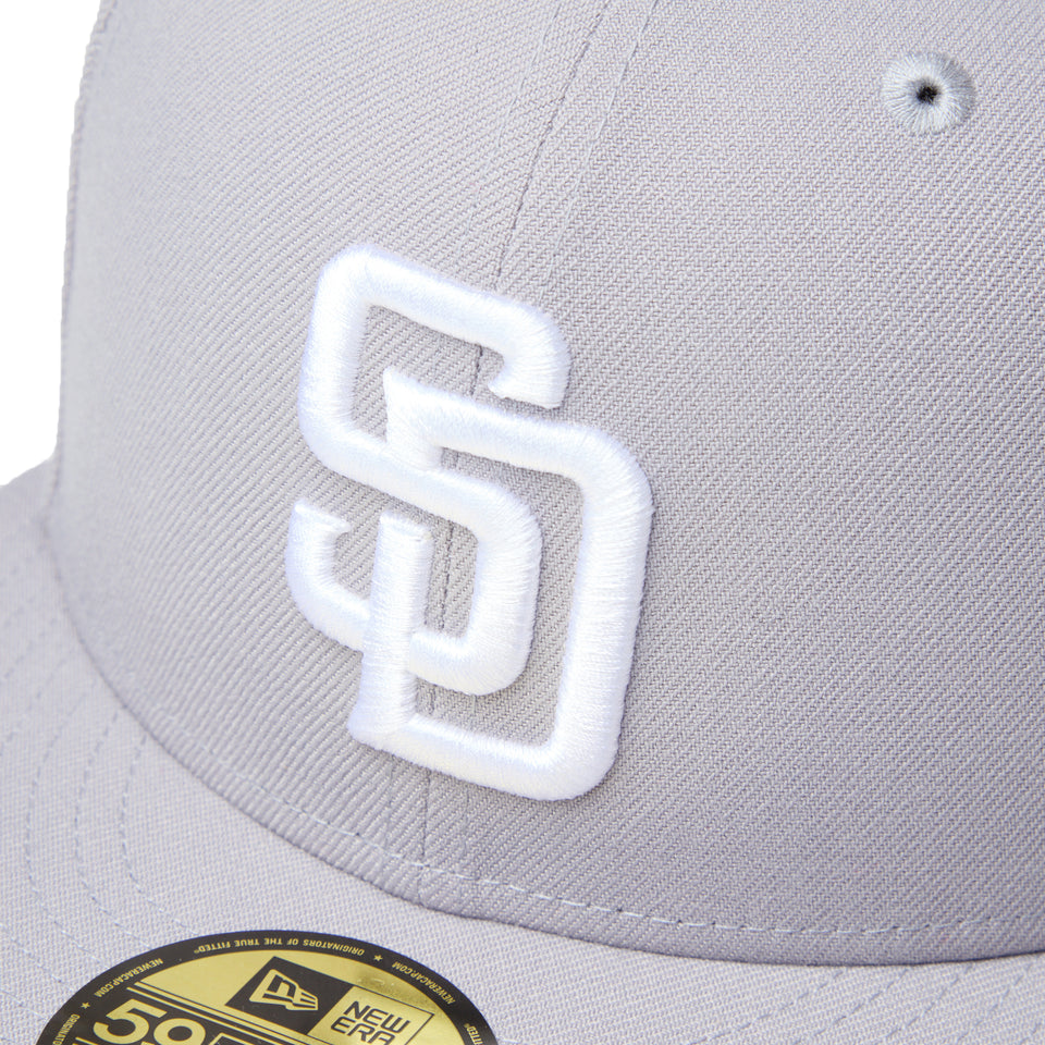 59FIFTY サンディエゴ・パドレス グレー/ホワイト | ニューエラ