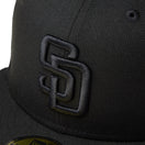 59FIFTY サンディエゴ・パドレス ブラック/ブラック | NEW ERA ニューエラ公式オンラインストア
