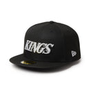 59FIFTY ロサンゼルス・キングス Script ブラック/クラウド | NEW ERA ニューエラ公式オンラインストア