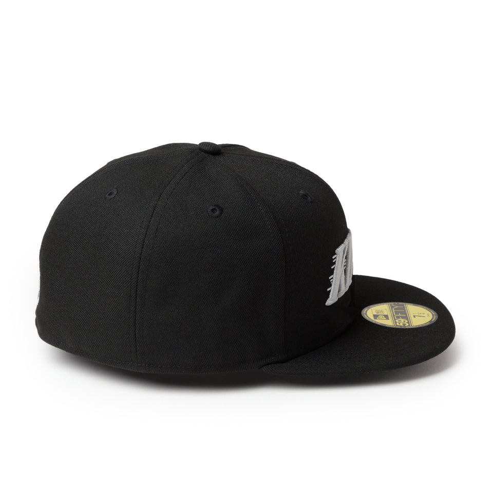 59FIFTY ロサンゼルス・キングス Script ブラック/クラウド