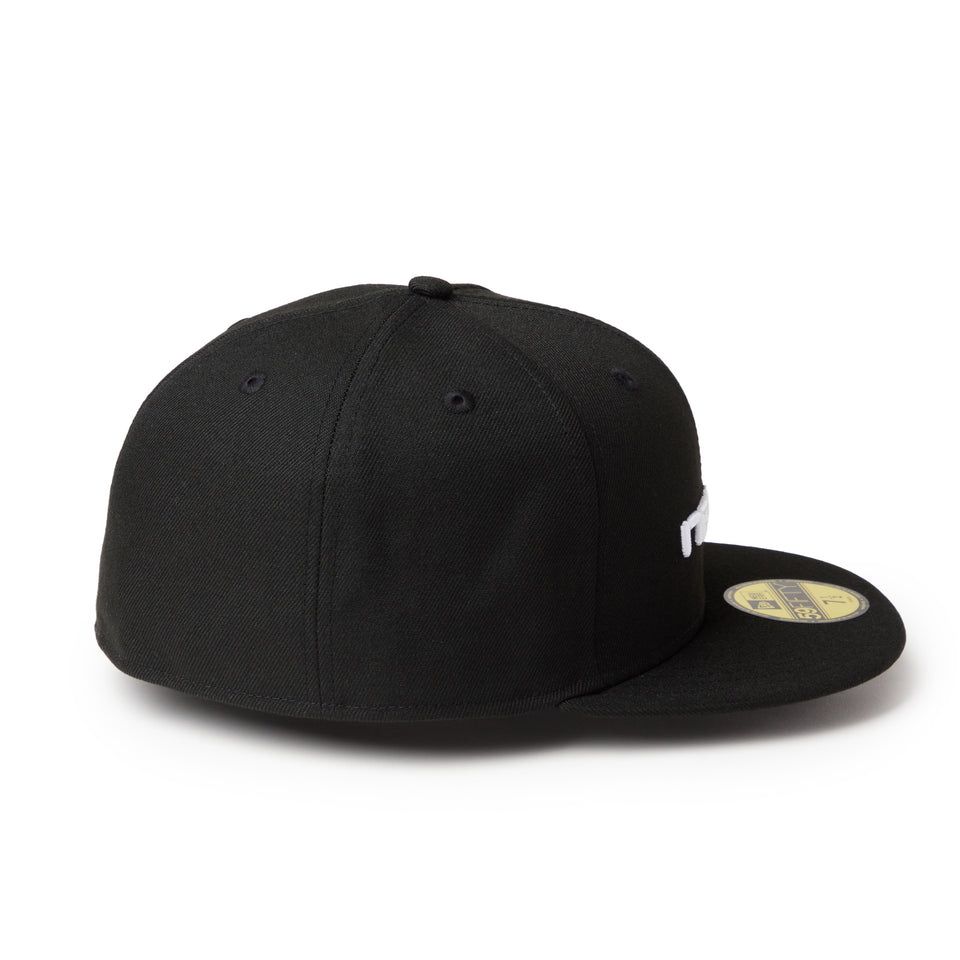 59FIFTY リニアロゴ ブラック/ホワイト | ニューエラオンラインストア