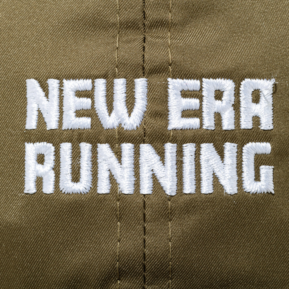 9TWENTY ZAMZA NEW ERA RUNNING オリーブ × ホワイト | パフォーマンスアパレル ランニング