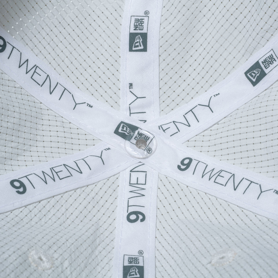 9TWENTY ロングバイザー Dot Air ホワイト | パフォーマンスアパレル ランニング