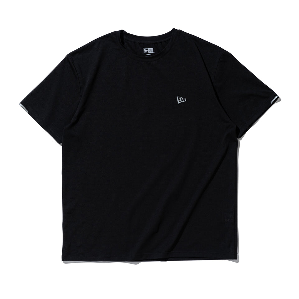 半袖 テックTシャツ ベーシック ブラック | パフォーマンスアパレル ランニング