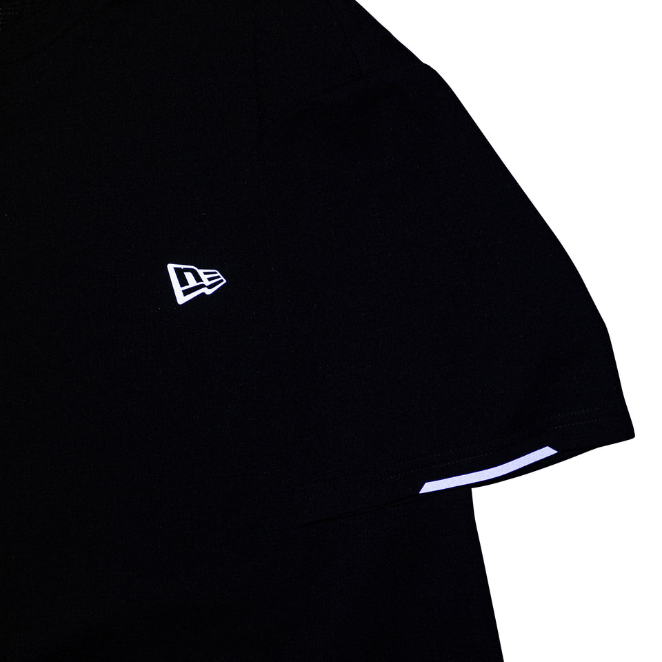 半袖 テックTシャツ ベーシック ブラック | パフォーマンスアパレル ランニング
