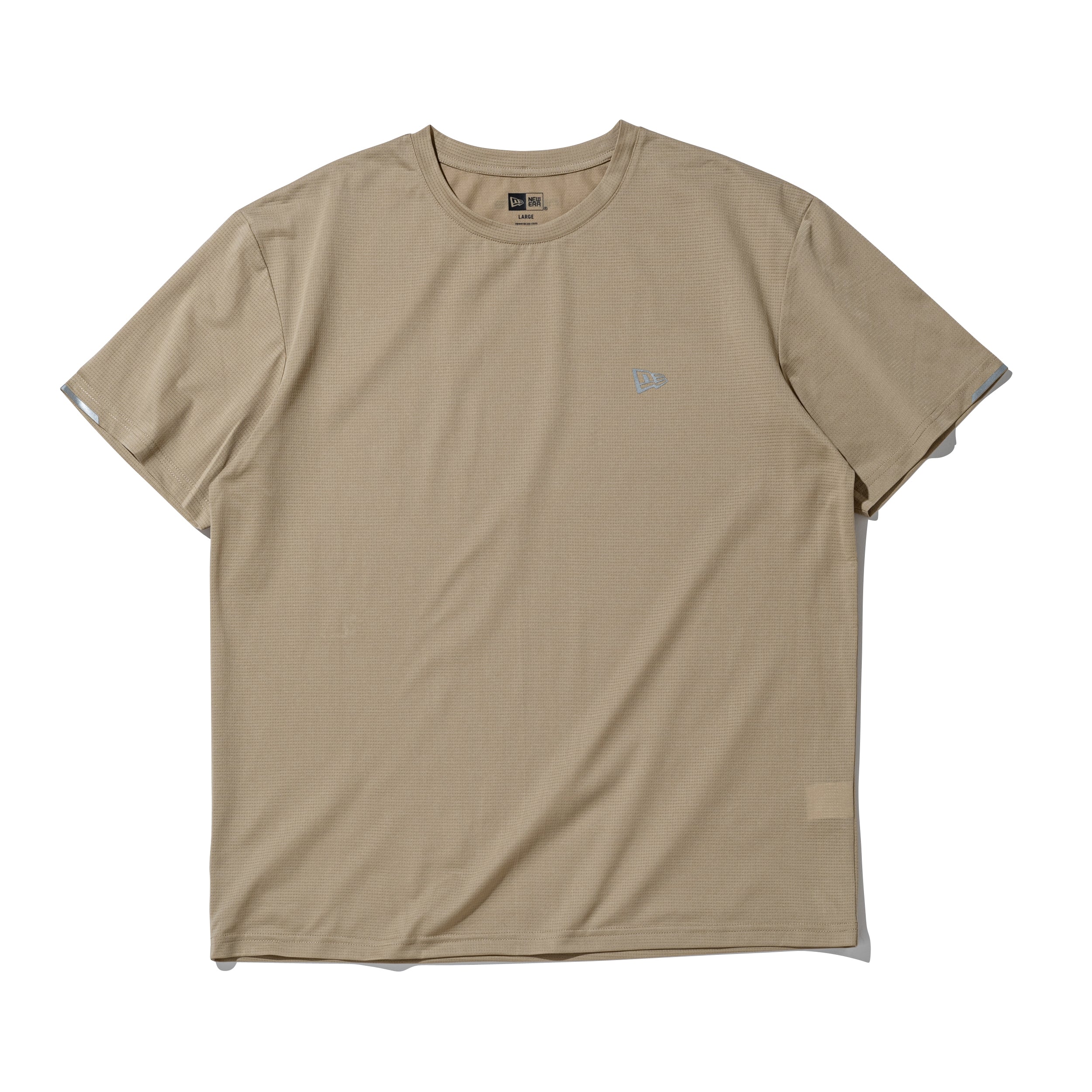 半袖 テックTシャツ ベーシック ベージュ | パフォーマンスアパレル 