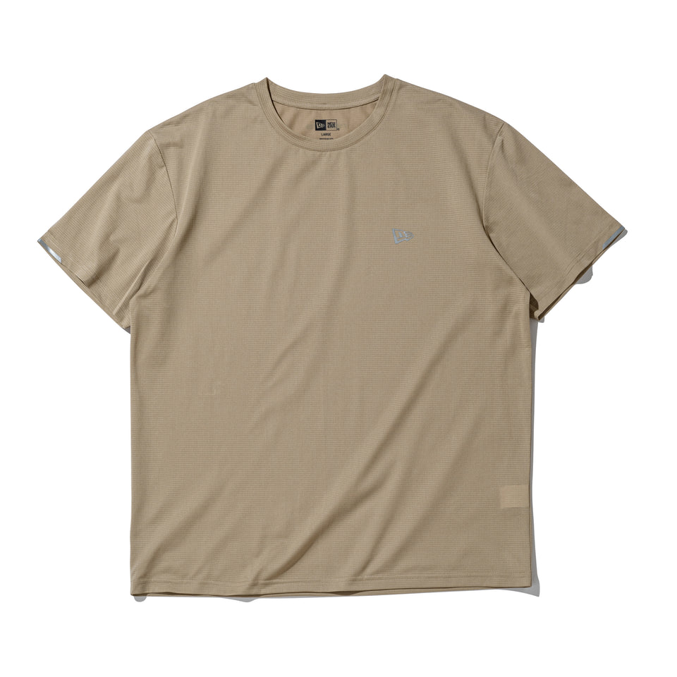 半袖 テックTシャツ ベーシック ベージュ | パフォーマンスアパレル ランニング