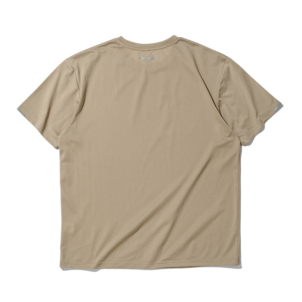 半袖 テックTシャツ ベーシック ベージュ | パフォーマンスアパレル ランニング