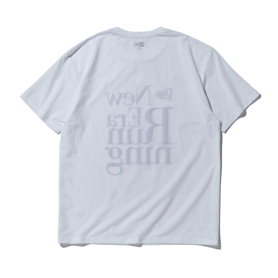 半袖 テックTシャツ New Era Running ホワイト | パフォーマンスアパレル ランニング