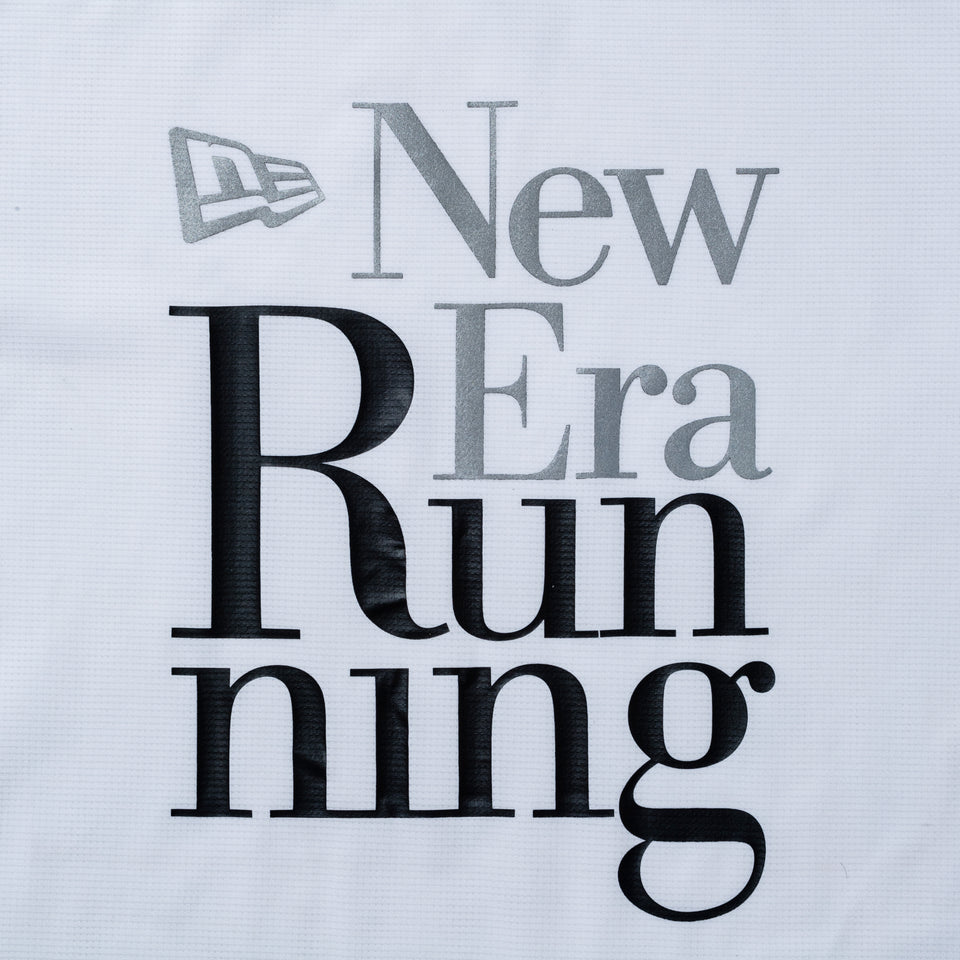 半袖 テックTシャツ New Era Running ホワイト | パフォーマンスアパレル ランニング