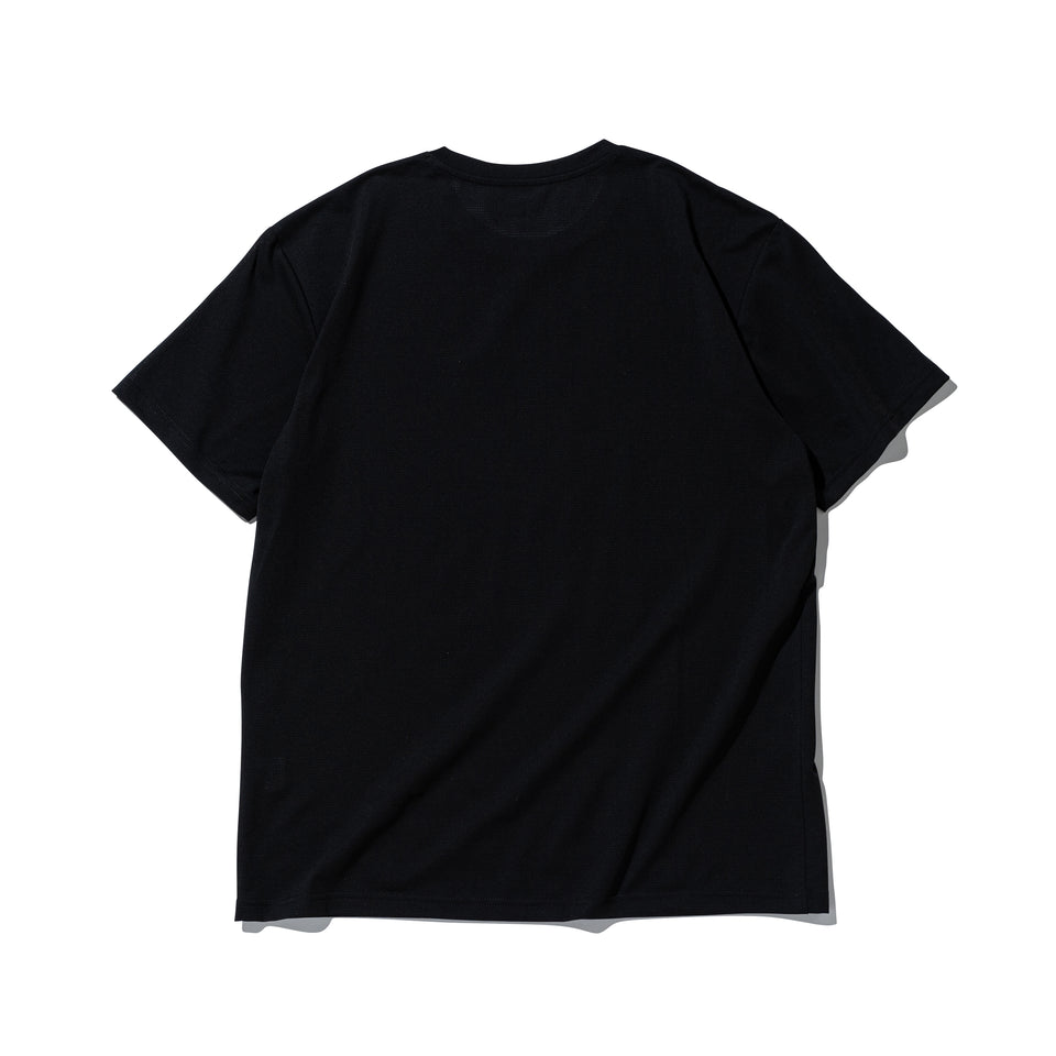 半袖 テックTシャツ New Era Running ブラック | パフォーマンスアパレル ランニング