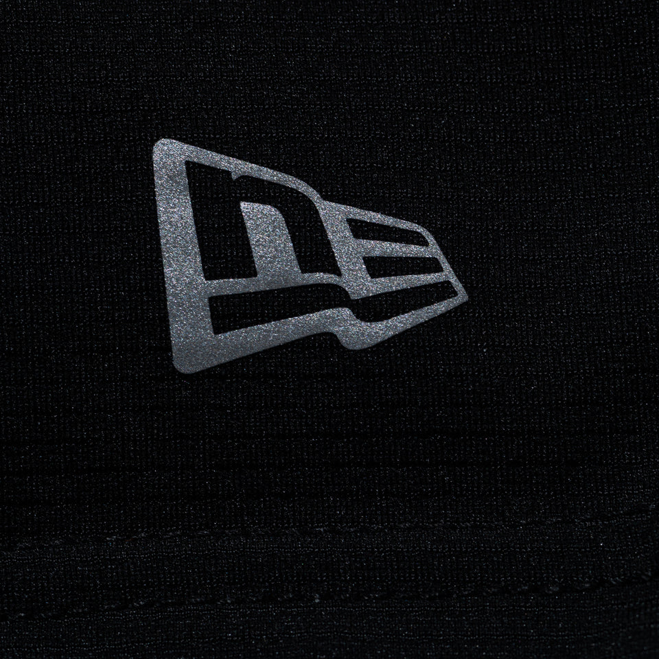 半袖 テックTシャツ New Era Running ブラック | パフォーマンスアパレル ランニング