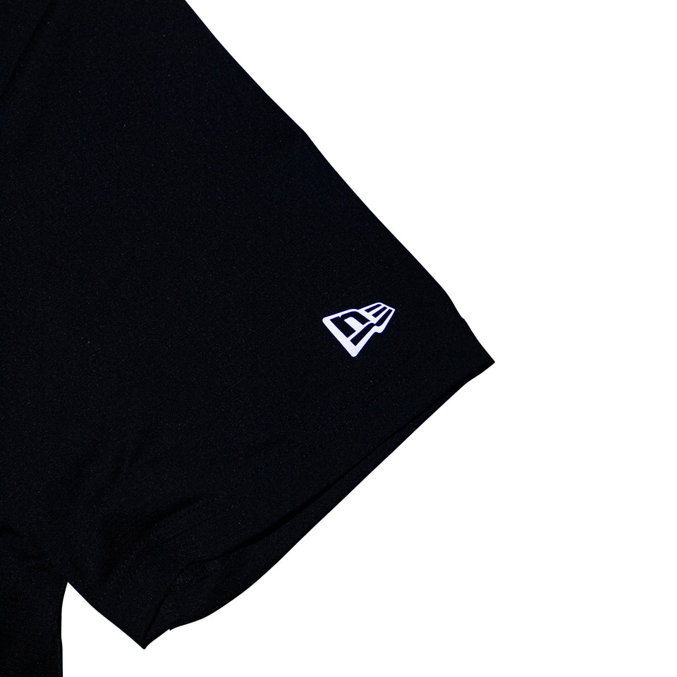 半袖 テックTシャツ New Era Running ブラック | パフォーマンスアパレル ランニング
