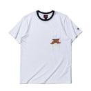 半袖 ポケット コットン Tシャツ NETFLIX STRANGER THINGS ストレンジャー・シングス Demogorgon ホワイト/グリーン