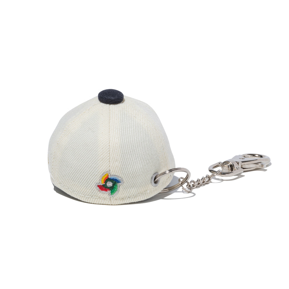 キャップキーホルダー World Baseball Classic クロームホワイト