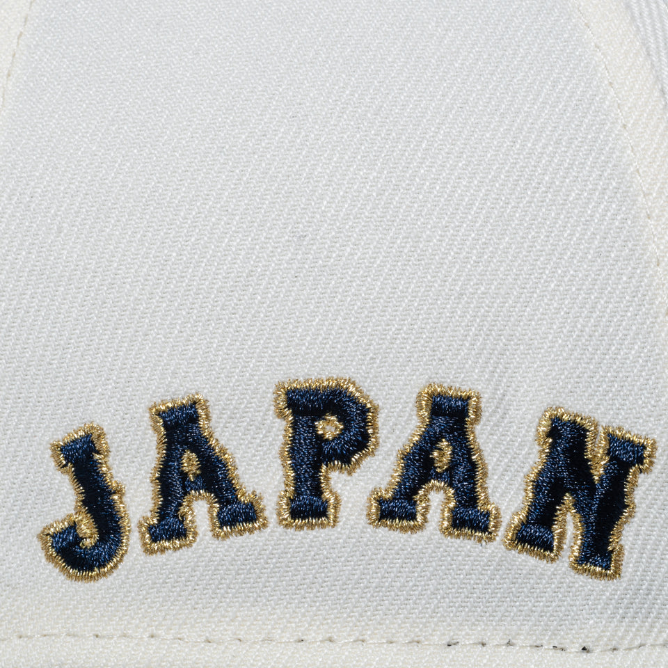 9FORTY World Baseball Classic Side Japan Logo クロームホワイト/ネイビー