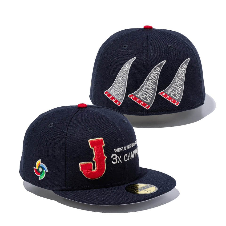59FIFTY World Baseball Classic Champion Flag Logo ネイビー