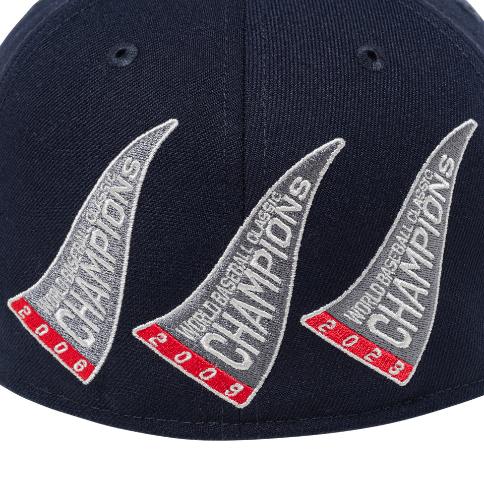 59FIFTY World Baseball Classic Champion Flag Logo ネイビー