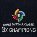 59FIFTY World Baseball Classic Under Visor Embroidery Side WBC Logo ネイビー