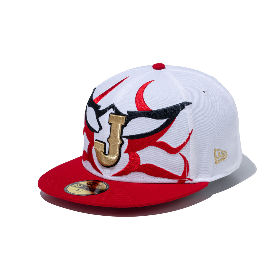 59FIFTY WBC KABUKI ホワイト/スカーレット7 3/8 58.7 59FIFTY World Baseball Classic KABUKI ホワイト/スカーレット
