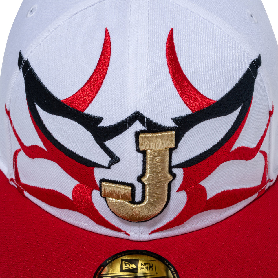 59FIFTY WBC KABUKI ホワイト/スカーレット7 3/8 58.7 59FIFTY World Baseball Classic KABUKI ホワイト/スカーレット