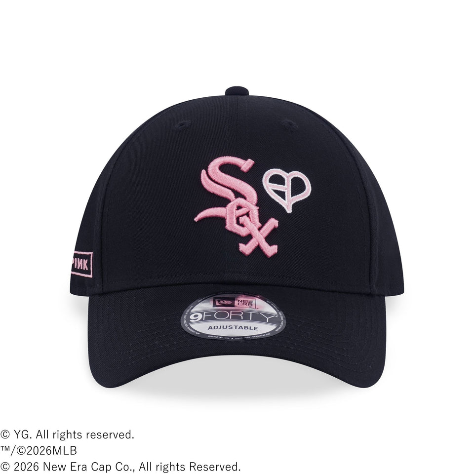 9FORTY BLACKPINK シカゴ・ホワイトソックス ブラック | ニューエラ