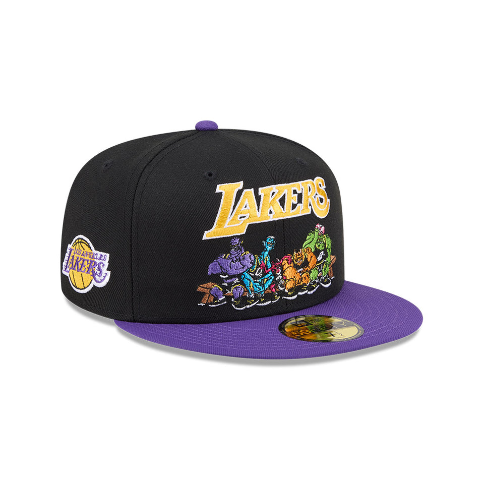 59FIFTY Space Jam スペース・ジャム ロサンゼルス・レイカーズ Monstars ブラック/パープル