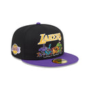 59FIFTY Space Jam スペース・ジャム ロサンゼルス・レイカーズ Monstars ブラック/パープル