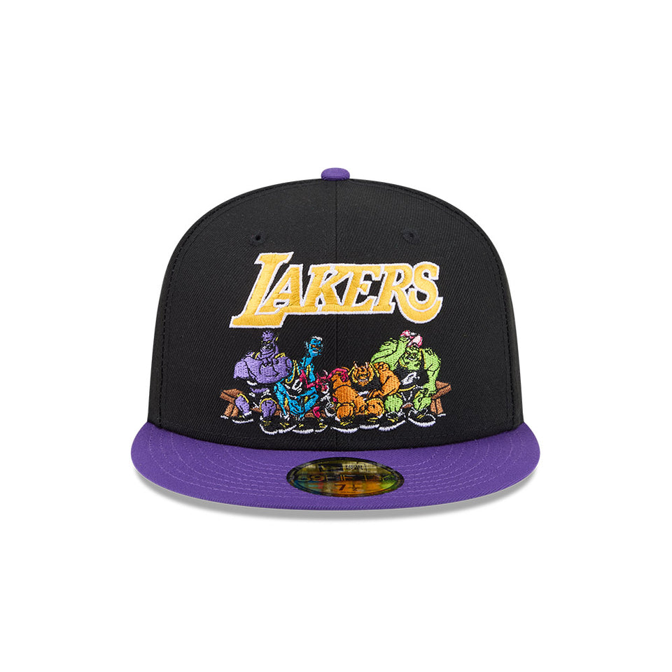 59FIFTY Space Jam スペース・ジャム ロサンゼルス・レイカーズ Monstars ブラック/パープル