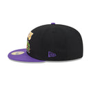 59FIFTY Space Jam スペース・ジャム ロサンゼルス・レイカーズ Monstars ブラック/パープル