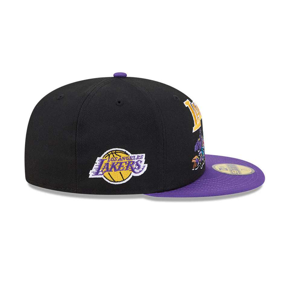 59FIFTY Space Jam スペース・ジャム ロサンゼルス・レイカーズ Monstars ブラック/パープル