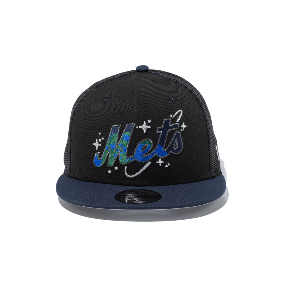 9FIFTY トラッカー Earth Day ニューヨーク・メッツ ブラック/ネイビー | NEW ERA ニューエラ公式オンラインストア