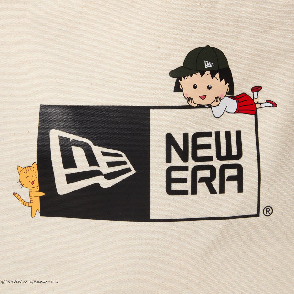 キャンバス トートバッグ 14L ちびまる子ちゃん ボックスロゴ まる子 アイボリー - 14693298 - OSFM | NEW ERA ニューエラ公式オンラインストア