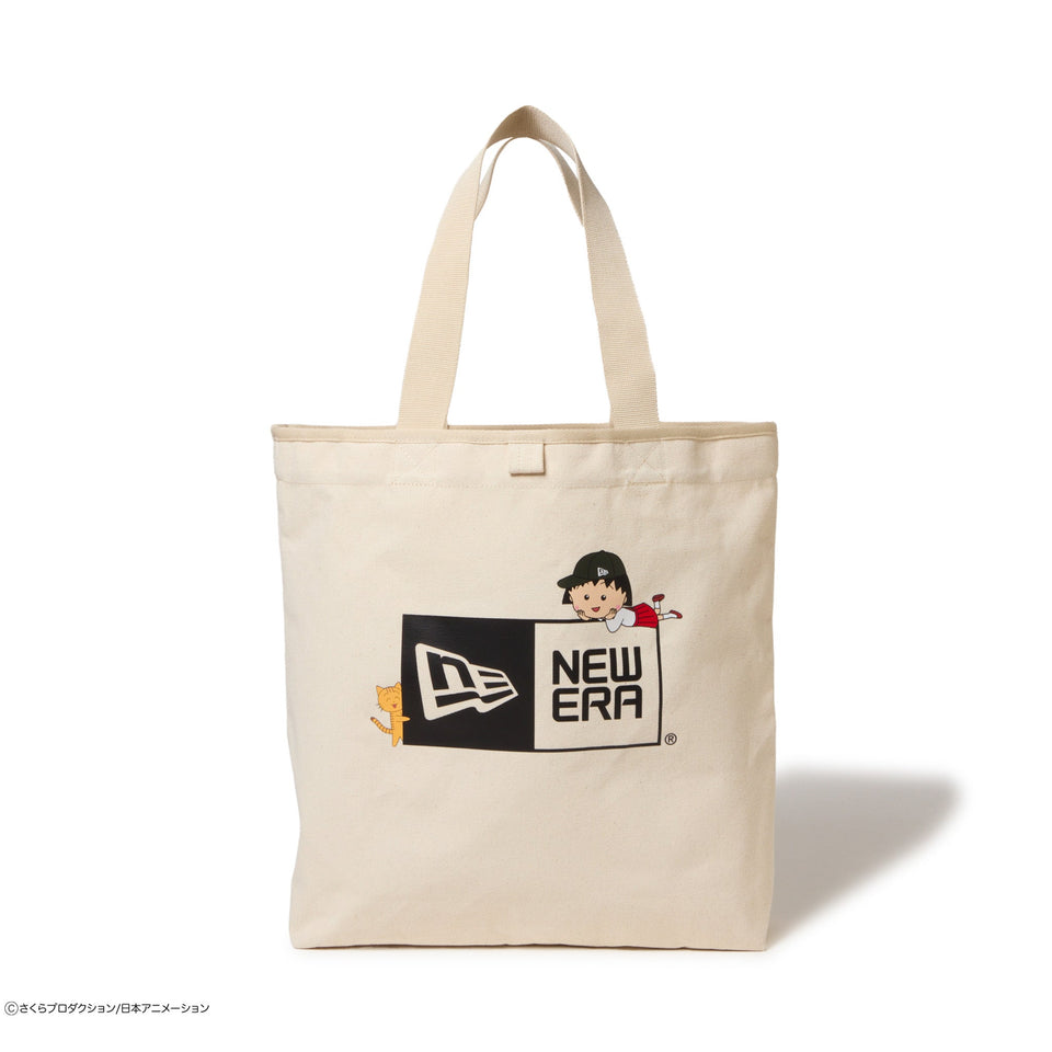 キャンバス トートバッグ 14L ちびまる子ちゃん ボックスロゴ まる子 アイボリー - 14693298 - OSFM | NEW ERA ニューエラ公式オンラインストア