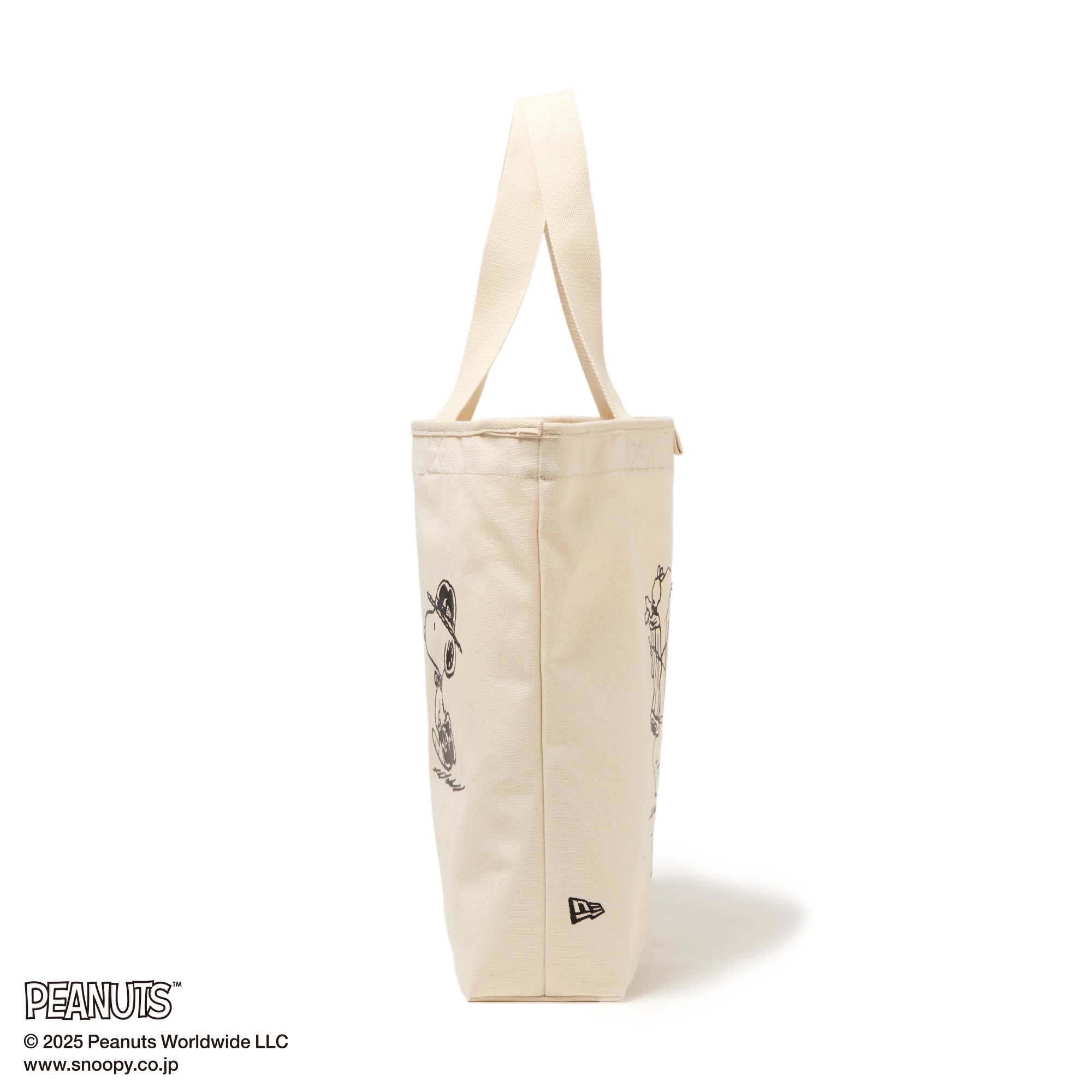 キャンバス トートバッグ 14L PEANUTS ピーナッツ ピンズ アイボリー 4