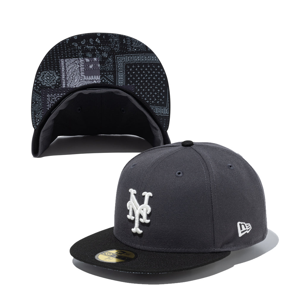 59FIFTY Paisley ペイズリー ニューヨーク・メッツ ダークグラファイト