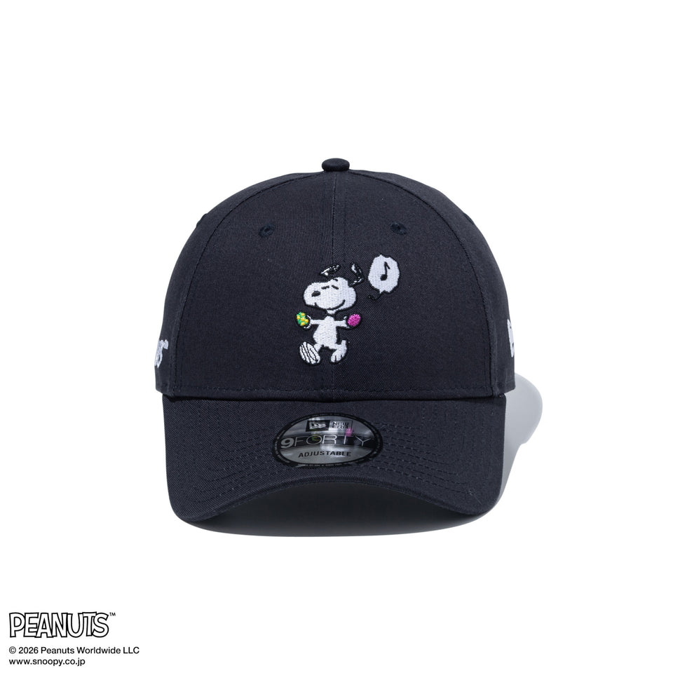 9FORTY PEANUTS ピーナッツ EASTER スヌーピー フェイデッドブラック