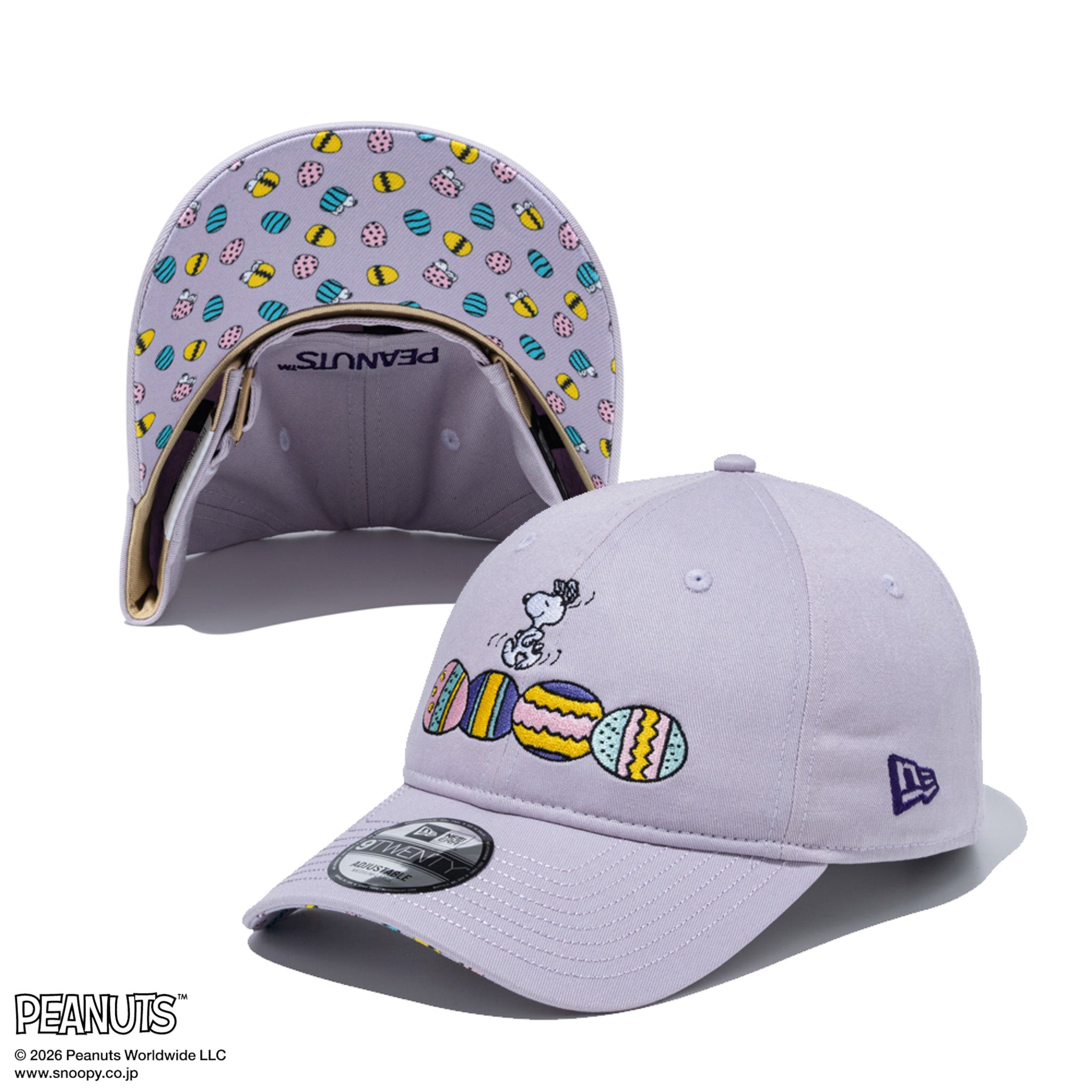 9TWENTY PEANUTS ピーナッツ EASTER スヌーピー ソフトラベンダー