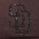 9FORTY アンストラクチャード Unstructured Beads Logo ビーズロゴ サンディエゴ・パドレス バーントウッド | NEW ERA ニューエラ公式オンラインストア