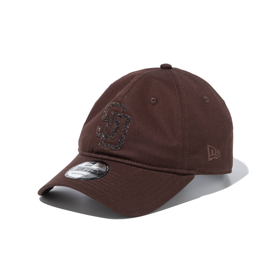 9FORTY アンストラクチャード Unstructured Beads Logo ビーズロゴ サンディエゴ・パドレス バーントウッド | NEW ERA ニューエラ公式オンラインストア