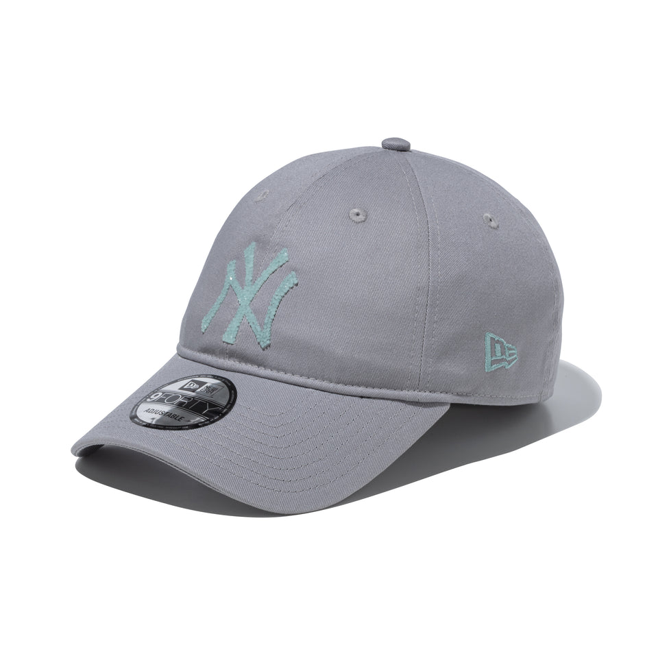 9FORTY アンストラクチャード Unstructured Beads Logo ビーズロゴ ニューヨーク・ヤンキース ソフトブルー | NEW ERA ニューエラ公式オンラインストア