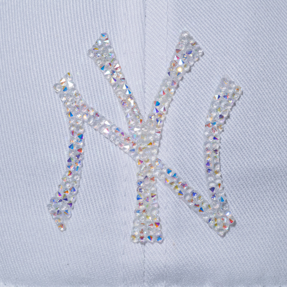 9FORTY アンストラクチャード Unstructured Beads Logo ビーズロゴ ニューヨーク・ヤンキース ホワイト | NEW ERA ニューエラ公式オンラインストア
